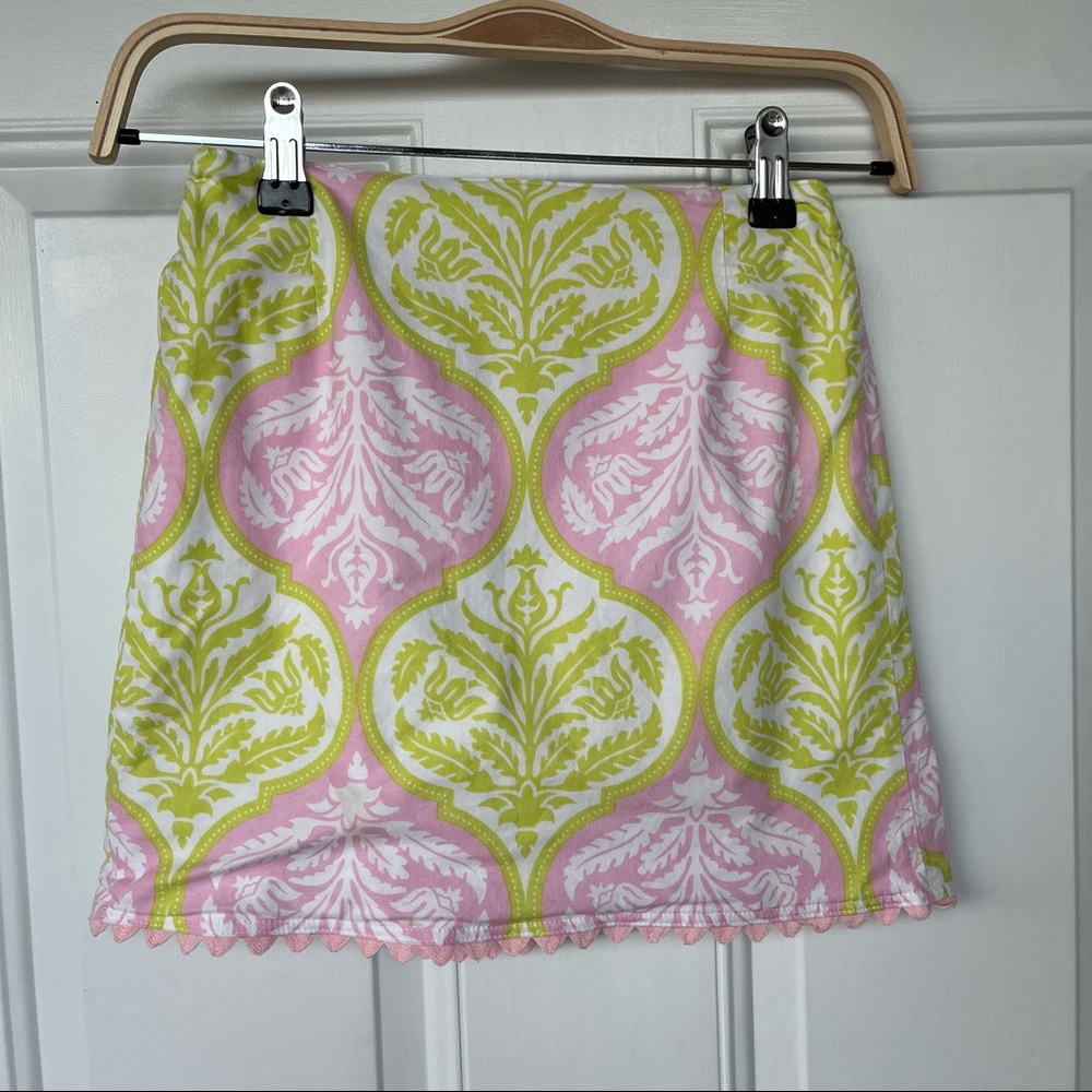 •Sixth Alice• Girl’s Pink/Green Preppy Skirt - Size 8